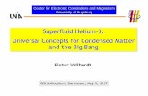 Superfluid Helium-3: Universal Concepts for Condensed ...