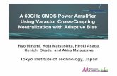 A 60GHz CMOS Power Amplifier Using Varactor Cross-Coupling ...