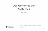 Des Génomes aux StèSystèmes - rssf.i2bc.paris-saclay.fr