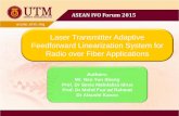 Laser Transmitter Adaptive Feedforward Linearization ...