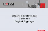 POPAI CR Měření návštěvnosti v zónách Digital signage 6-2010