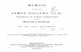 Memoir of the late J. Pillans By an Old Student. [Signed ...