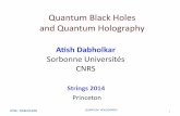 Quantum&Black&Holes&& and&Quantum&Holography