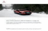 Nye Mitsubishi L200 X Edition i salg nå - Mynewsdesk