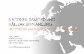 NATIONELL SAMORDNING HÅLLBAR UPPHANDLING