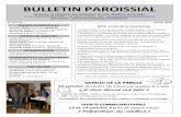 BULLETIN PAROISSIAL - Accueil