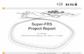 Super-FRS Project Report - GSI