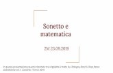 Sonetto e matematica - uniroma1.it
