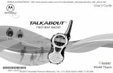 Walkie Talkie Talk about T6400 - Manual- ACENT Telecom