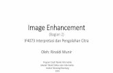 Image Enhancement - Institut Teknologi Bandung