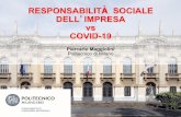 RESPONSABILITÀ SOCIALE DELL IMPRESA vs COVID-19