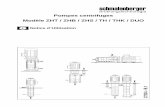 Pompes centrifuges Modèle ZHT / ZHB / ZHS / TH / THK / DUO