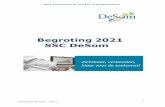 Begroting 2021 SSC DeSom