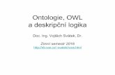 Ontologie, OWL a deskripční logika