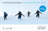 Kursprogramm Wintersemester 2021