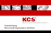 Vorstellung Microsoft Dynamics AX2012