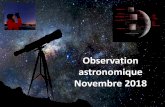 Observation astronomique Novembre 2018 - Astrosurf