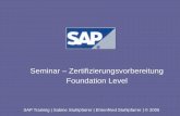 Seminar – Zertifizierungsvorbereitung Foundation Level
