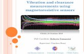 Vibration and clearance measurements using ...
