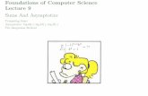 Foundations of Computer Science Lecture 9