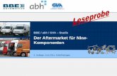 BBE / abh / GVA Studie Der Aftermarket für Nkw- Komponenten