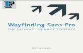 Wayfinding Sans Pro - FDI Type Foundry