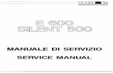 Manuale OFFICINA E600 Silent 50 - Cial
