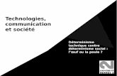 Technologies, communication et société