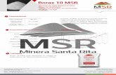 Borax 10 MSR - Minera Santa Rita – MSR