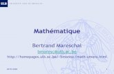 Mathématique - homepages.ulb.ac.be