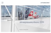 Jahrespressekonferenz 2019 - Lufthansa Group
