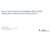 Neue Technische Grundlagen BVG 2020: Steigt die ...