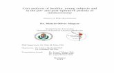 Gait analysis of healthy, young subjects and in the pre ...
