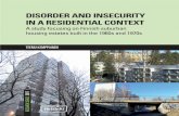 DISORDER AND INSECURITY IN A RESIDENTIAL CONTEXT