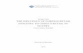 Hongjia Chen THE INFLUENCE OF FOREIGN RETAIL INDUSTRY …