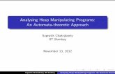 Analysing Heap Manipulating Programs: An Automata ...