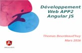 Développement Web APP2 Angular JS
