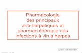 Pharmacologie des principaux anti-herpétiques et ...