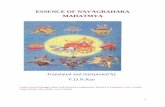 ESSENCE OF NAVAGRAHARA MAHATMYA