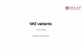 Lecture 9 VAE variants 50mins - Deep Generative Models