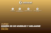 CURSO DISEÑO 3D DE MUEBLES Y MELAMINE