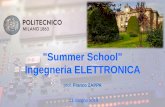 Summer School Ingegneria ELETTRONICA
