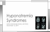 Hyponatremia Syndromes - SPED
