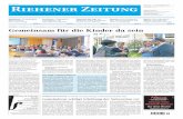 AZ 4125 Riehen 1 Freitag, 2. September 2011 Riehener Zeitung