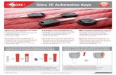 Silca TE Automotive Keys MARCH 2021