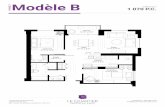 Modèle B Chambre 9'-1 1 x 14'-0 Balcon 10'-5 x 5-0 SAM ...
