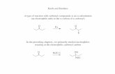 Enols and Enolates A major type of reaction with carbonyl