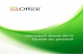 Microsoft Excel 2010 Guide du produit