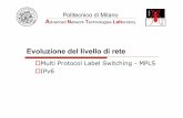 Evoluzione del livello di rete - Politecnico di Milano