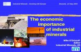 The economic importance of industrial minerals